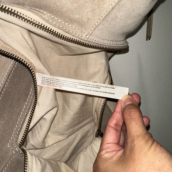 Free People Taupe Cow Leather Bag/Backpack - Picture 8 of 14